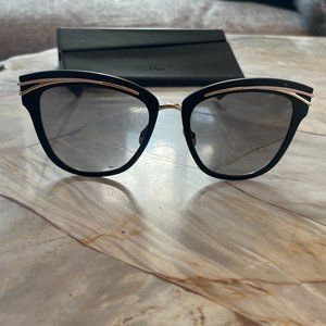 Christian Dior Women's SODIOR YQ/EU Black Gold Pink Titanium Sunglasses 53mm